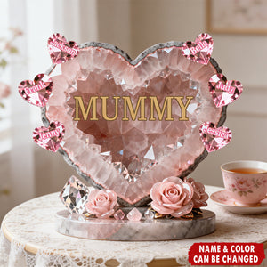 Best Mom Ever - Personalized Mother Custom Shaped Acrylic Plaque