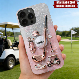 Love Golf - Personalized Golf Full Print Phone Case