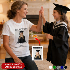 Custom Photo Proud Family Of A 2026 Graduation - Personalized T Shirt