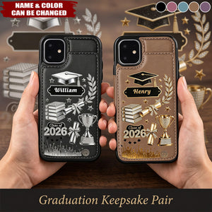 Graduation Gift - Personalized Graduation Wallet Phone Case