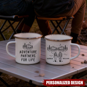 Adventure Partners For Life - Personalized Mug, Gifts for Couple