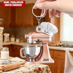 Baking Mixer - Personalized Keychain