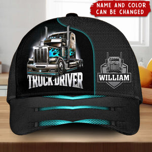 Born To Truck Personalized Name Classic Cap For Truck Driver