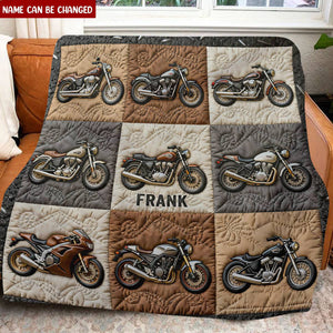 Motorcycle - Personalized Biker Blanket
