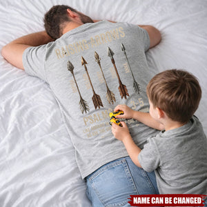 Biblical Raising Arrows Family Legacy Christian Personalized Shirt - Father's Day Gift For Dad, Husband