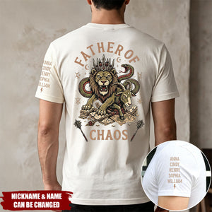 Father's Day Gift, Father Of Chaos - Personalized Shirt