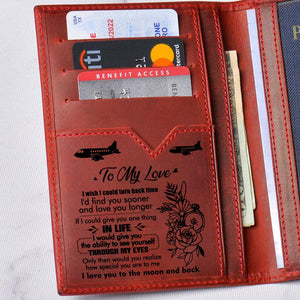 To My Love - How Special You Are To Me  - Passport Holder