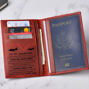 Dad To Daughter - I Will Always Be With You - Passport Holder