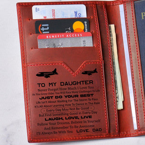 Dad To Daughter - I Will Always Be With You - Passport Holder