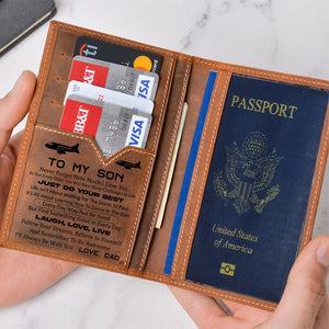 Dad To Son - I Will Always Be With You - Passport Holder