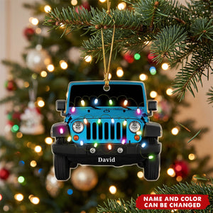 Personalized Car Acrylic Christmas Ornament