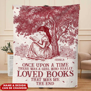 Once Upon A Time Chinoiserie Toile De Jouy - Personalized Blanket