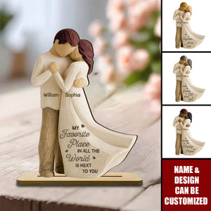 You & Me We Got This - Couple Personalized 2-Layered Wooden Plaque, Gift For Him, Gift For Her