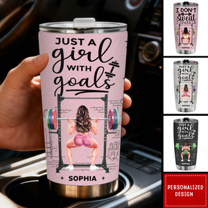 Fitness Workout Gym Motivational Gifts For Team, Her - Personalized Tumbler Cup