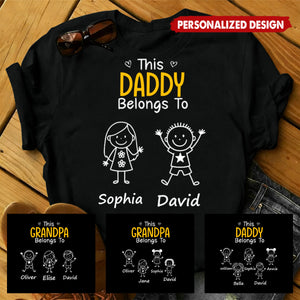 Personalized Unisex T-shirt - Custom Birthday Gifts For Dad, Grandpa - Promoted To Grandpa