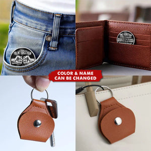 Custom Pocket Hug - Personalized Birthday Gifts For Brother - Brothers Through Every Storm