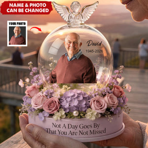 Not A Day Goes By That You Are Not Missed - Memorial Acrylic Plaque Custom Photo Gifts For Heaven
