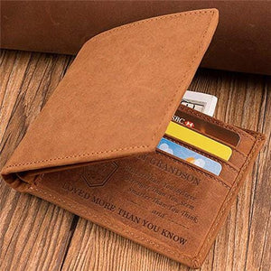 To My GrandSon - Loved More Than You Know - Bifold Wallet