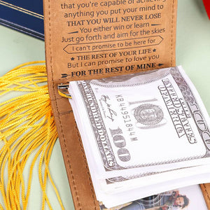 To My Grandson - Never Lose - Money Clip Wallet