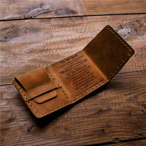 Dad To Son -You Will Never Lose - Tri-fold wallet
