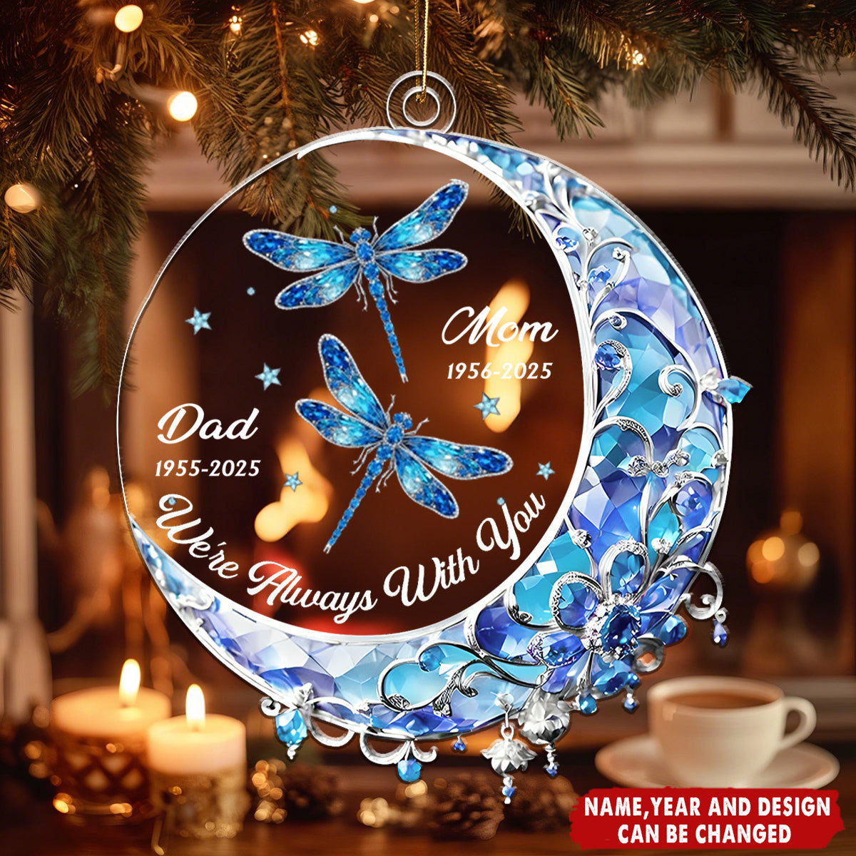 I'm Always With You - Personalized Christmas Acrylic Ornament