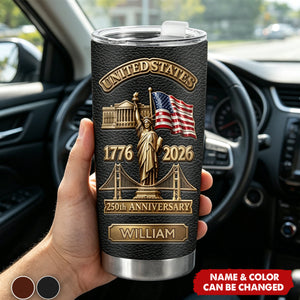 Custom Tumbler - Personalized America 250th Anniversary Gifts For Women, Men