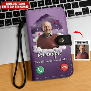 A Call From Heaven - Personalized Wallet Case
