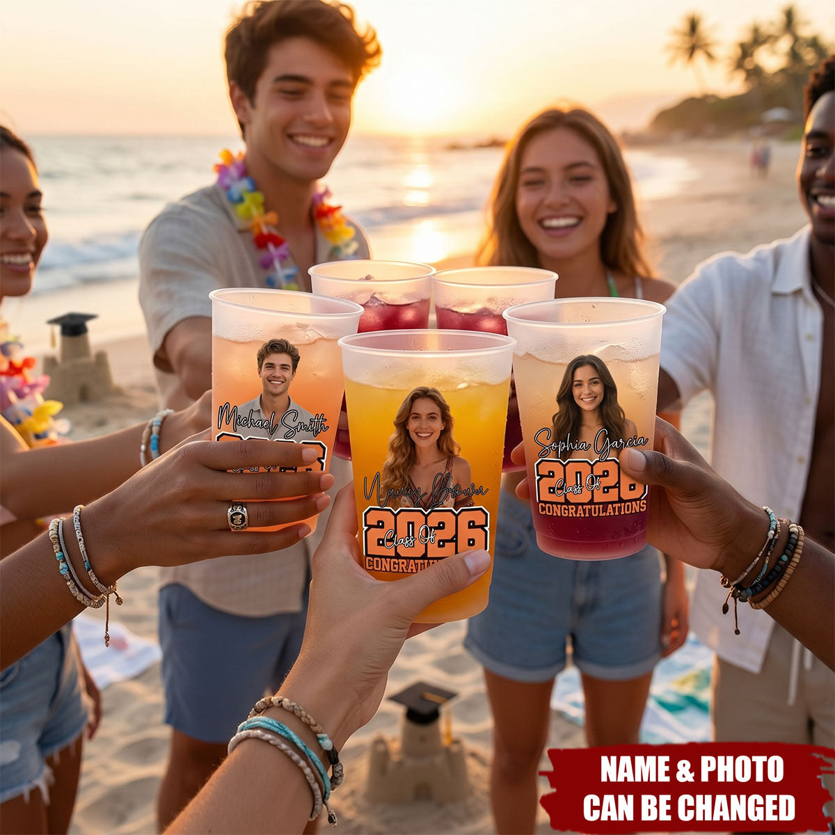 Custom Photo Graduation Cups - Personalized Graduation Gifts For Him, Her - The Journey Was Worth It