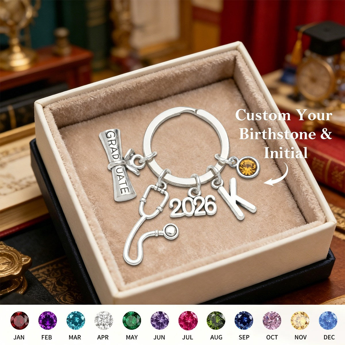 2026 Medical Graduation - Personalized Graduation Keychain