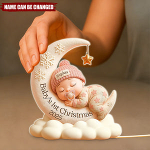 Baby’s 1st Christmas 2025 - Personalized Light Box