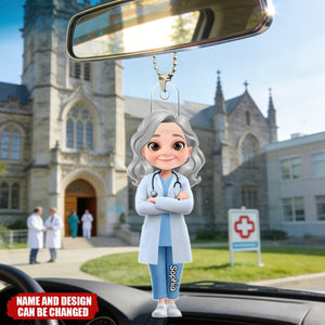 I Am A Nurse - Personalized Car Ornament