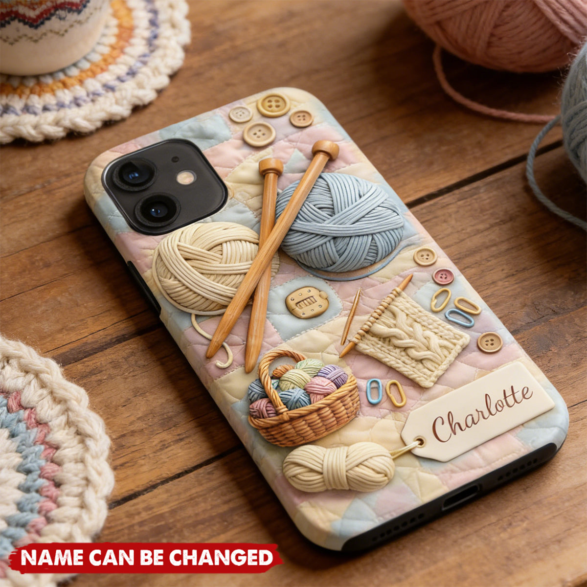 Love Sewing - Personalized Sewing Full Print Phone Case