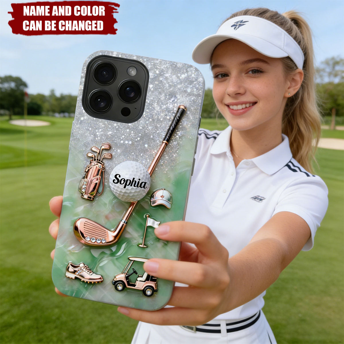 Love Golf - Personalized Golf Full Print Phone Case