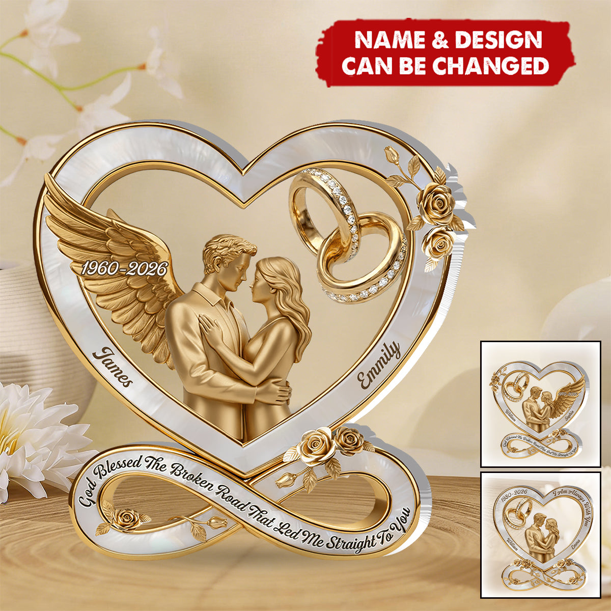 I Am Always With You - Personalized Custom Shaped Acrylic Plaque