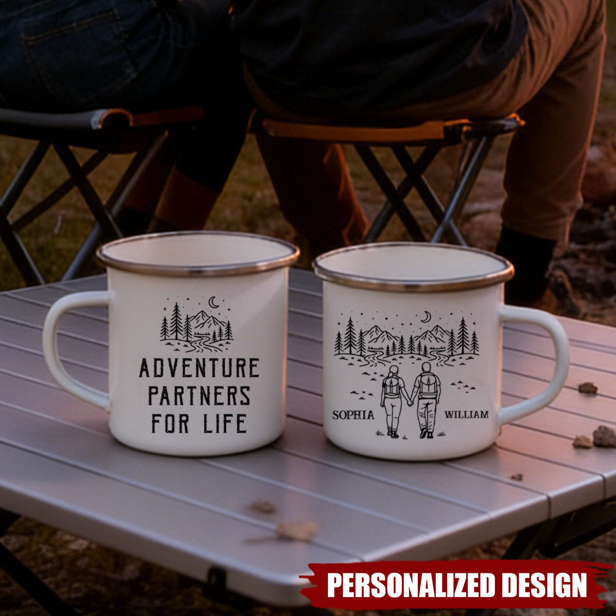 Adventure Partners For Life - Personalized Mug, Gifts for Couple