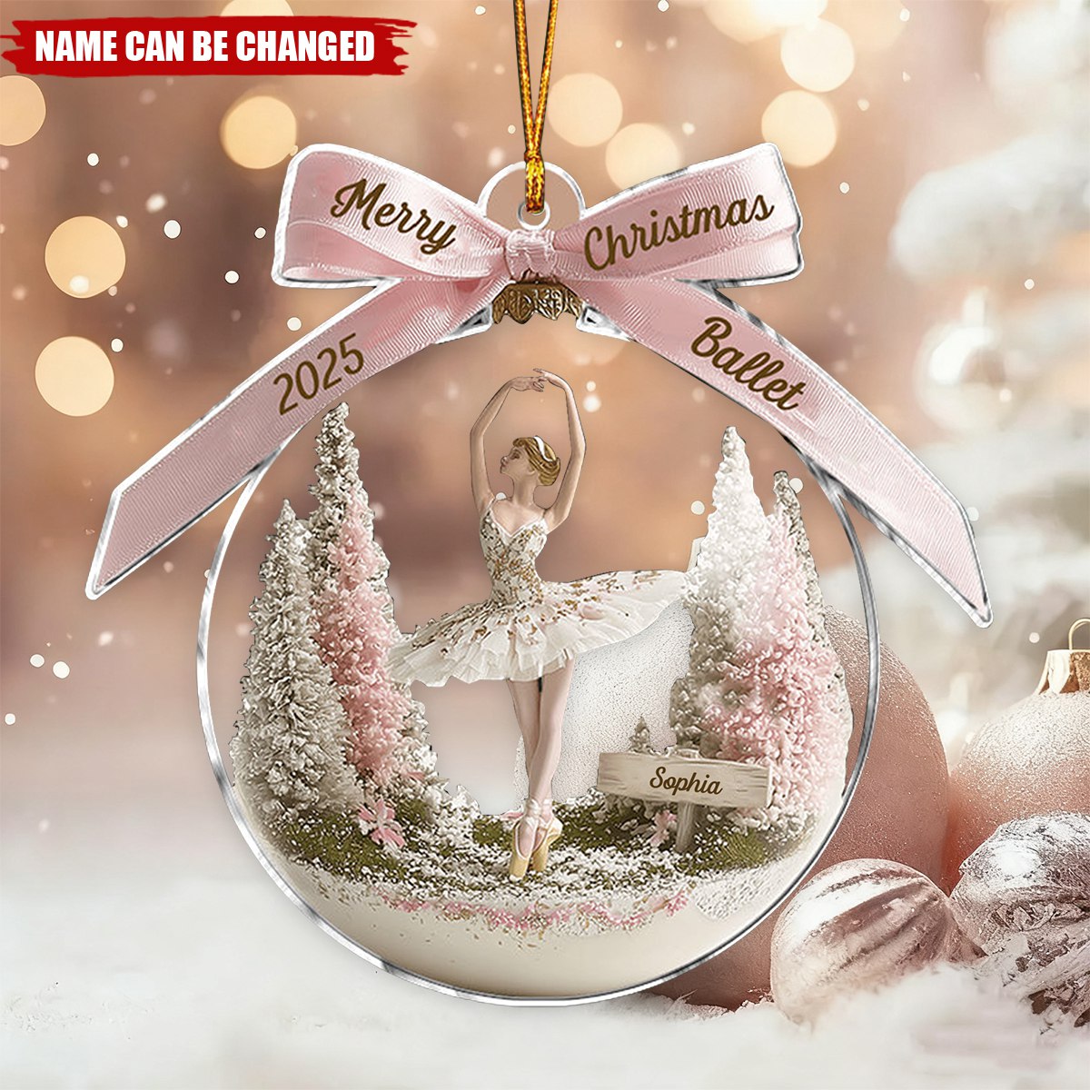 Awesome Ballet - Personalized Ballet Ornament