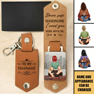 Couple Keychain Personalized Leather Accessory For Matching Keychains