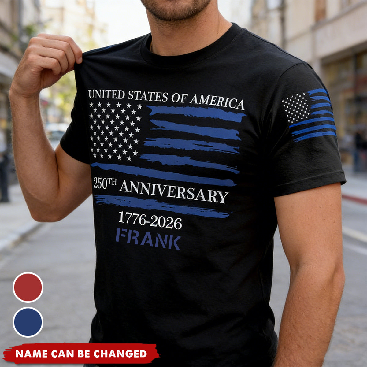250th Anniversary - Personalized All-Over-Print T-Shirt