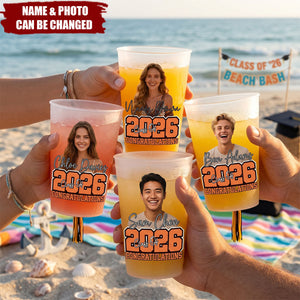 Custom Photo Graduation Cups - Personalized Graduation Gifts For Him, Her - The Journey Was Worth It