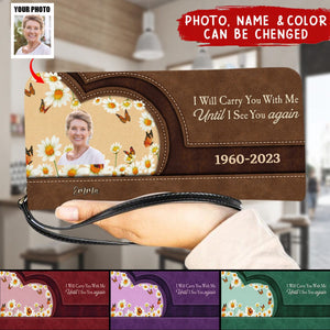 Personalize Photo Custom Leather Pattern Purse