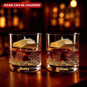 Cruise Life - Personalized Cruising Whiskey Glass