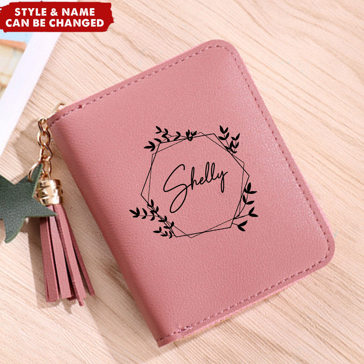 Personalized Name Multi Card Slots Wallet