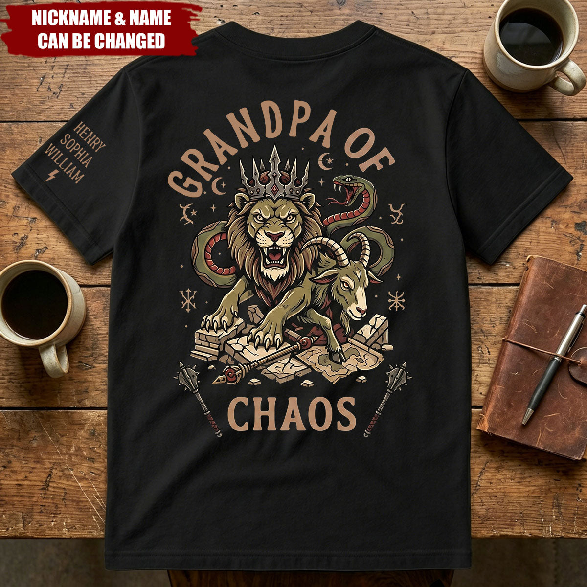Father's Day Gift, Father Of Chaos - Personalized Shirt