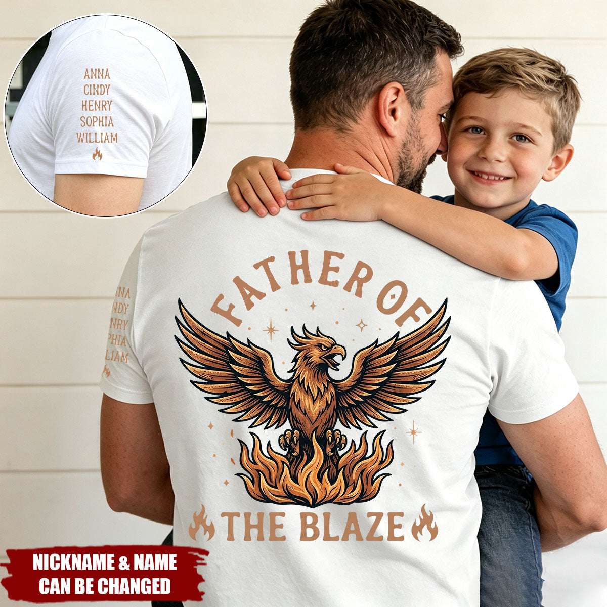 Father's Day Gift, Father Of The Blaze - Personalized Shirt