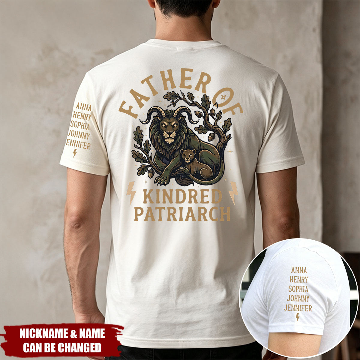 Father's Day Gift, Father of Kindred Patriarch - Personalized Shirt