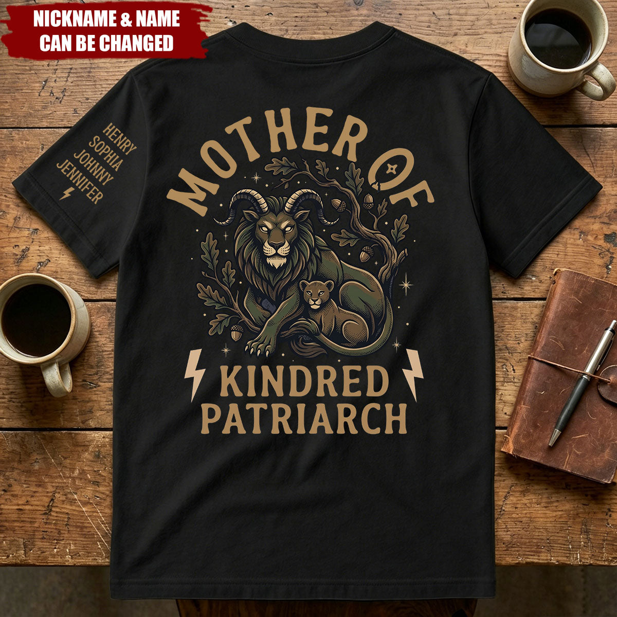 Father's Day Gift, Father of Kindred Patriarch - Personalized Shirt
