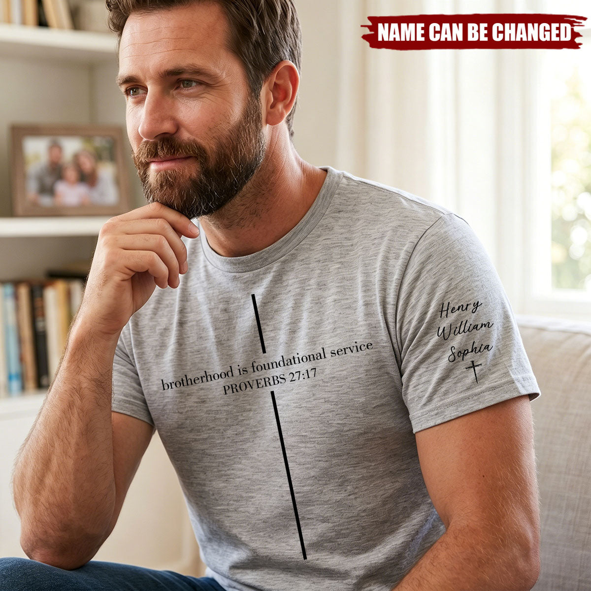 Fatherhood Is Kingdom Work - Personalized Shirt, Father's Day Gifts