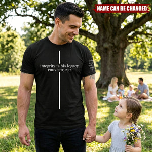 Fatherhood Is Kingdom Work - Personalized Shirt, Father's Day Gifts
