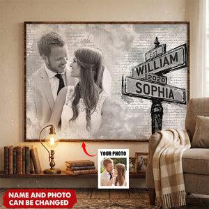 Custom Photo I Need You Because I Love You - Couple Personalized Custom Horizontal Poster