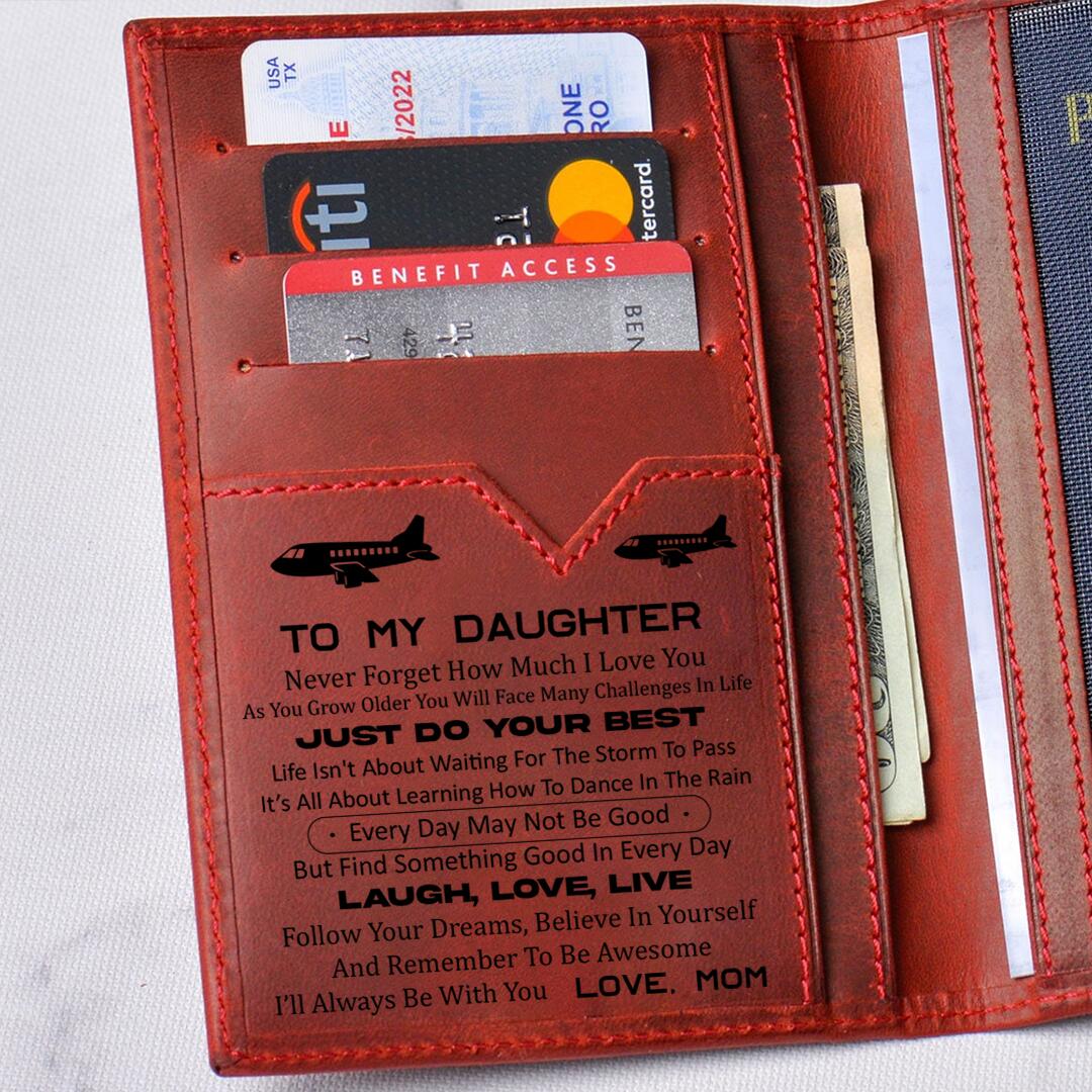 Mom To Daughter - I Will Always Be With You - Passport Holder